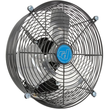 CD 3-Speed Direct Drive Exhaust Fan, 12 Diameter, 120V 246618